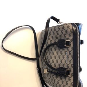 Michael Korse Duffle Satchel Bag MK Signature